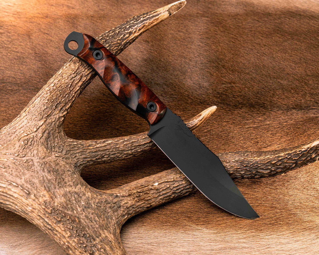 Crow Scout - Desert Ironwood, Armor Black Cerakote, Allen Bolts, Textured Grip