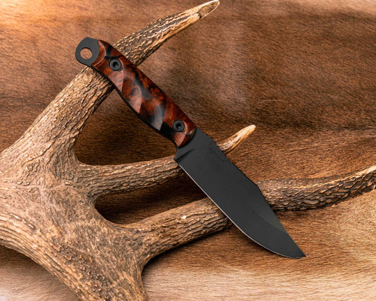 Crow Scout - Desert Ironwood, Armor Black Cerakote, Allen Bolts, Textured Grip