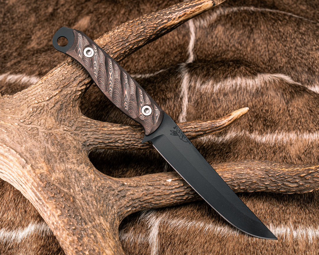 Crow Breakdown- Copper Camo Carbon, Armor Black Cerakote, Allen Bolts, Textured Grip