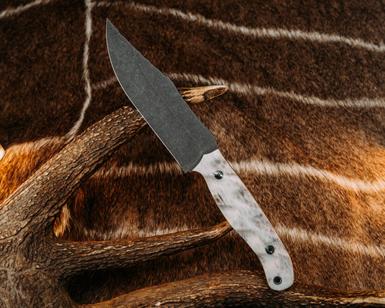 Crow Scout- Elk Anter, Mosaic Pins, Textured Grip