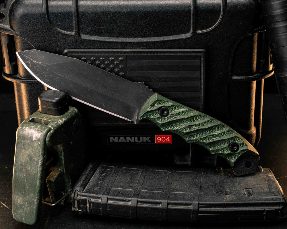 Disaster Breacher- Jungle Wear Carbon, Allen Bolts, Textured Grip