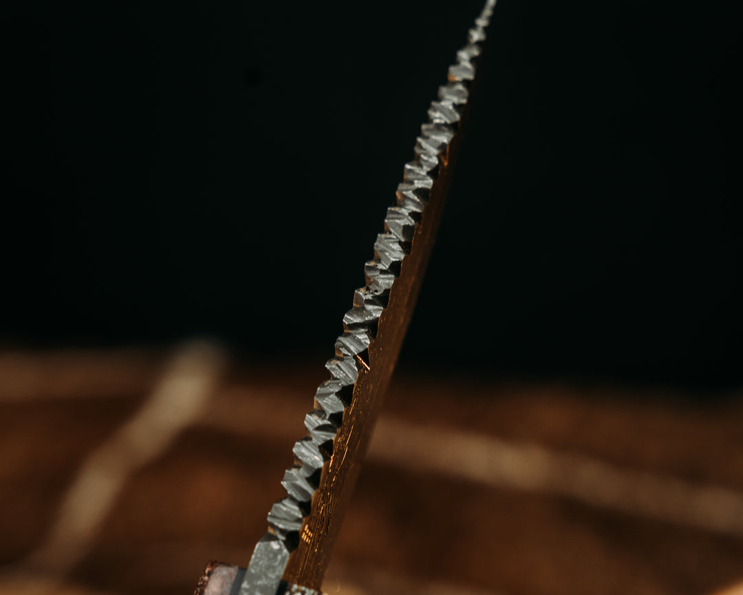 Pac-Man- Dinosaur Bone, Patriot Mosaic Pins, Textured Grip, Old School Rock Work Spine