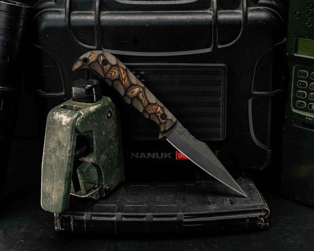Senator- Dalhalla Richlite, CF Pins, CF Lanyard Pin, Textured Grip