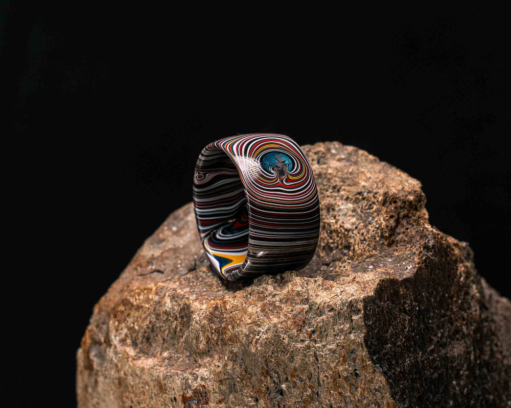 Ring- Fordite, Hundreds of Colors and Layers of Automotive Enamel Paint