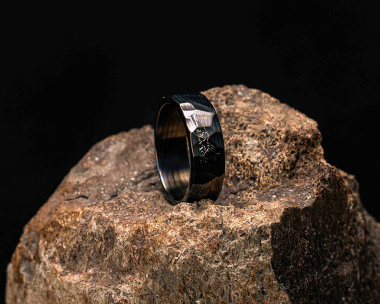 Ring - Timascus, Rock-Work round outside