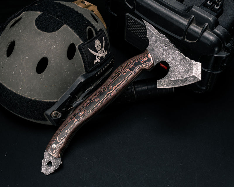 Warbird- Copper Camo Carbon, Copper PAtriot Mosaic Pins, Smooth Grip