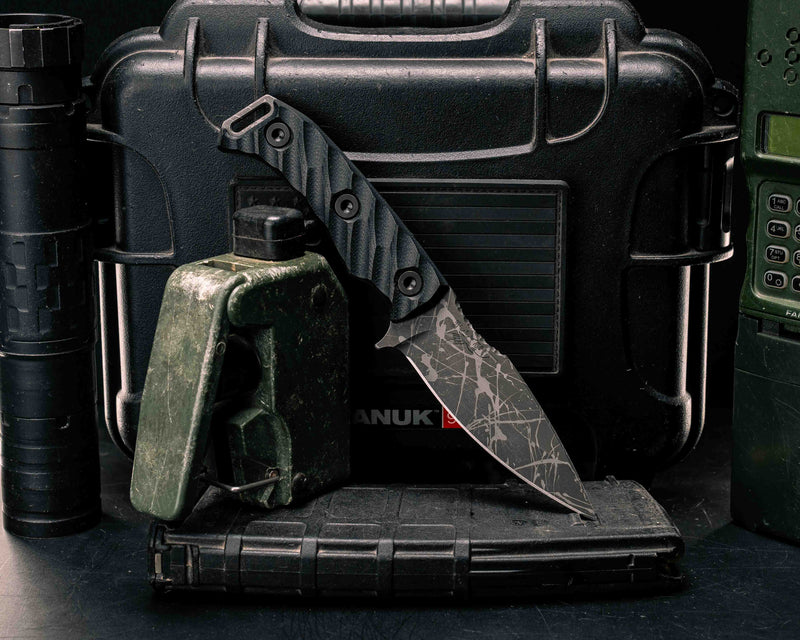 Ishi - Black G10, Allen Bolts, Textured Grip