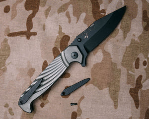 Tighter .030” Pocket clip for monolithic frame SHPOS, Crow and disaster folders
