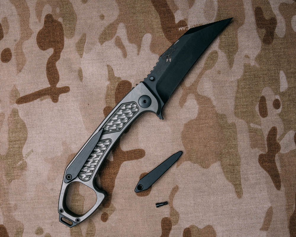Tighter .030” Pocket clip for monolithic frame SHPOS, Crow and disaster folders