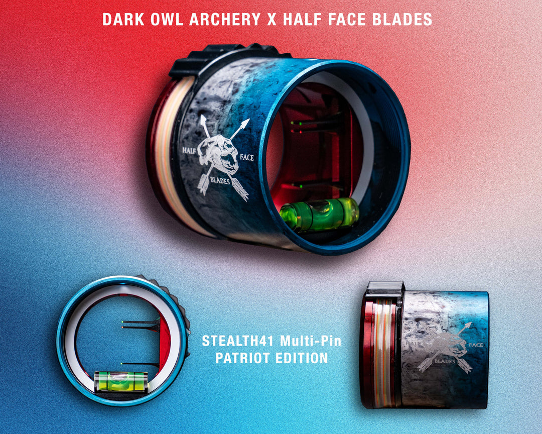 Dark Owl Archery X HFB - Stealth41 Archery Scope Patriot Edition