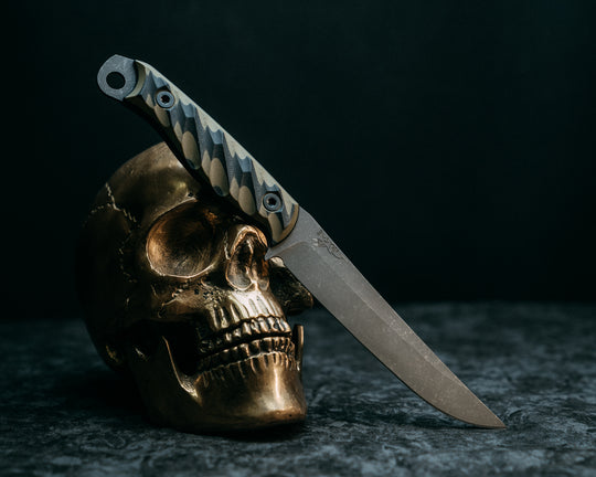 Crow Breakdown- OD Green and Black G10, Allen Bolts, Iron Grip
