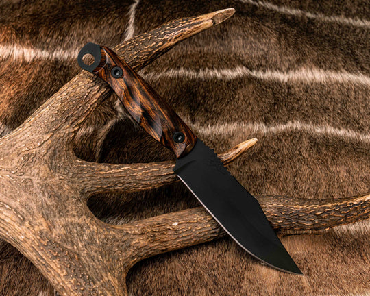 Crow Scout - Desert Ironwood, Armor Black Cerakote, Allen Bolts, Textured Grip