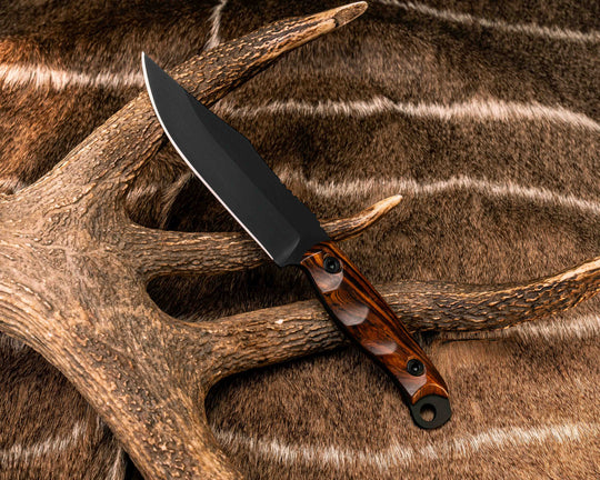 Crow Scout - Desert Ironwood, Armor Black Cerakote, Allen Bolts, Textured Grip