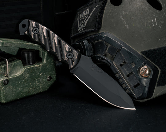 Disaster Jr- Black Dunes Carbon, Armor Black Cerakote, Allen Bolts, Textured Grip