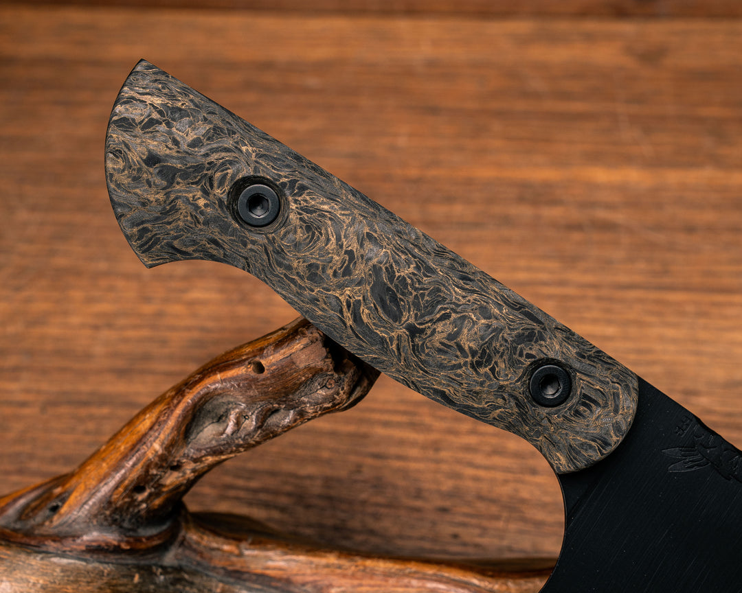 Chef Set- Gold Matter Carbon, Armor Black Cerakote, Allen Bolts, Smooth Grip