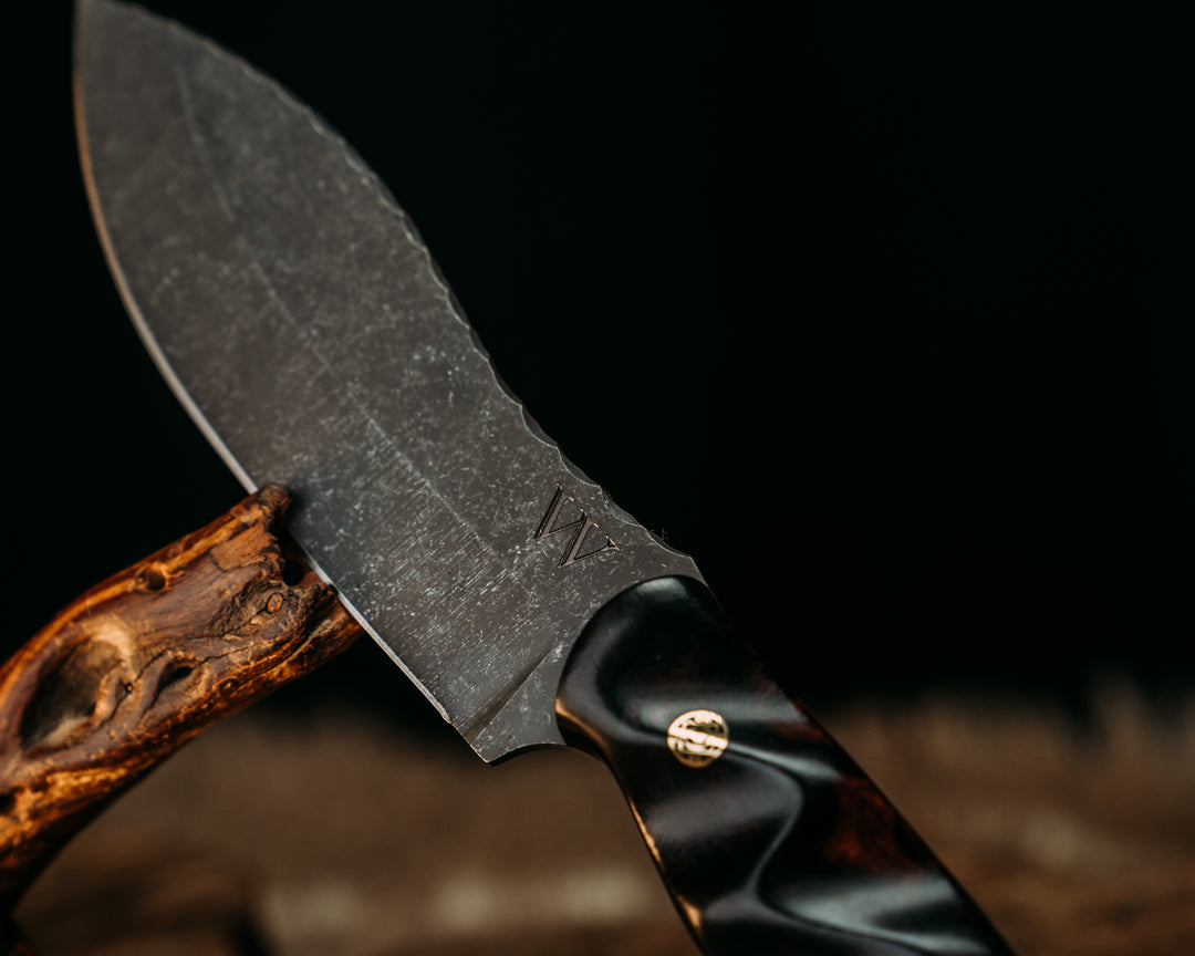 Hunter Skinner- Desert Ironwood, Mosaic Pins, Brass Lanyard Pin, Textured Grip