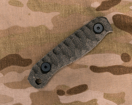 Feather Light and Skinner Jr Scales- OD Green Canvas Micarta, Allen Bolts, Chaos Grip