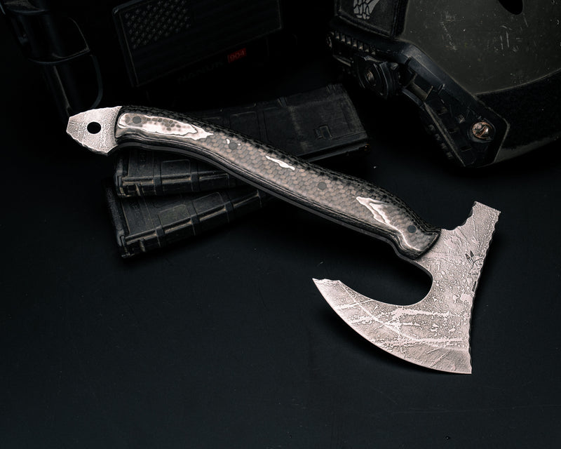 Viking Operator Hawk- Silver Dragon Strike Carbon CF Pins, Smooth Grip