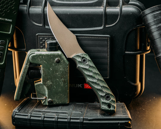 Red Cloud- Jungle Wear Carbon, Midnight Bronze Cerakote, Allen Bolts, Textured Grip