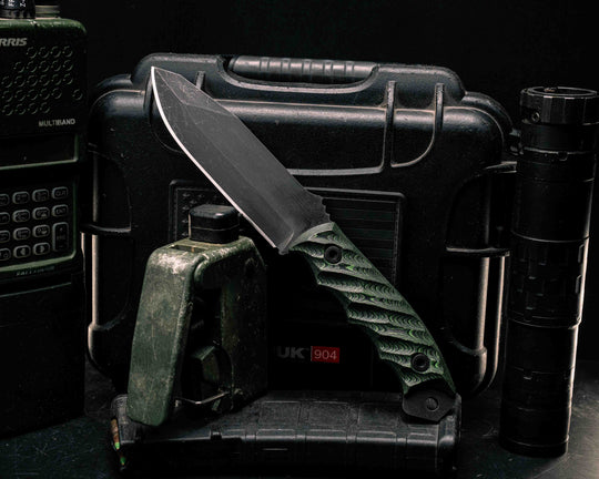 Disaster Breacher- Jungle Wear Carbon, Allen Bolts, Textured Grip