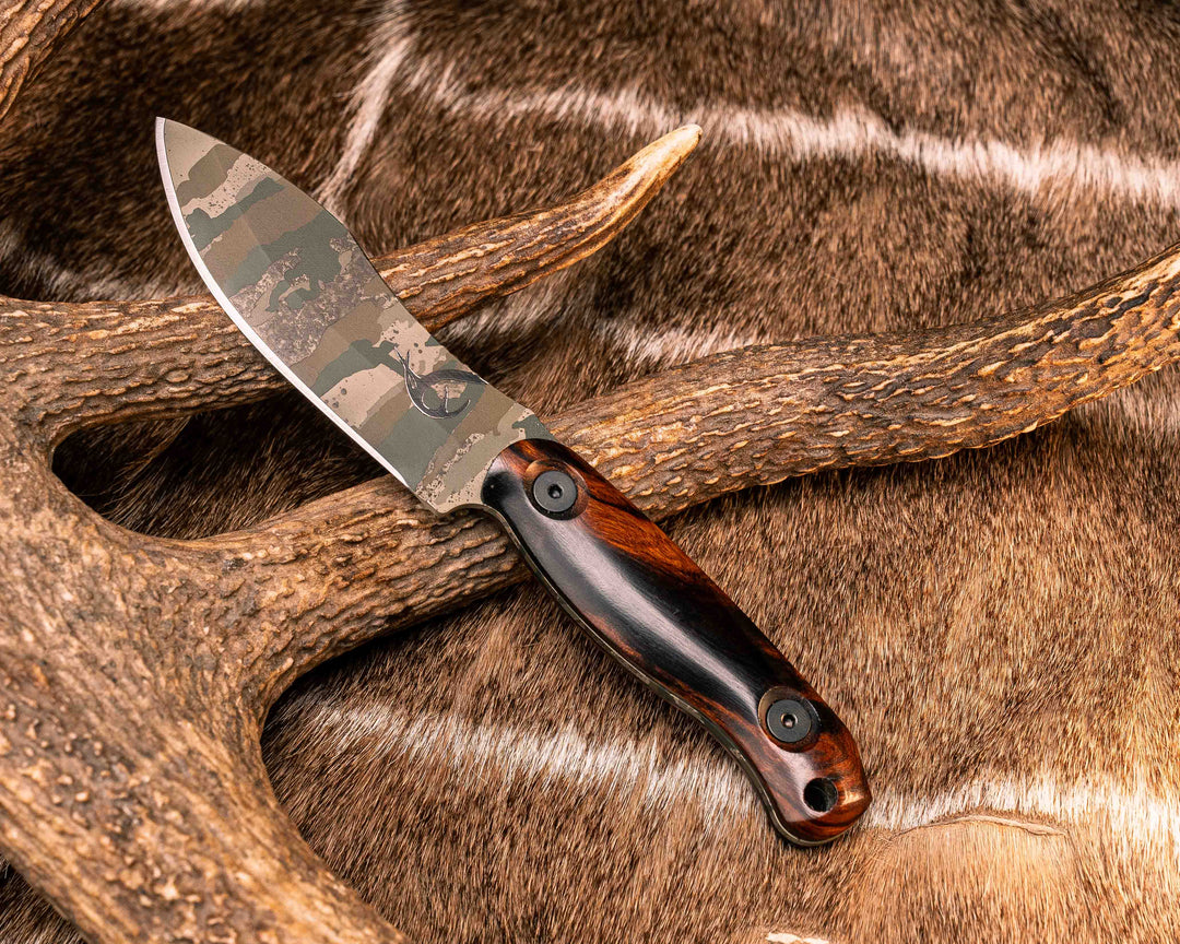 Skinner Jr- Desert Ironwood, Realtree Original Camo Cerakote, Allen Bolts, Smooth Grip