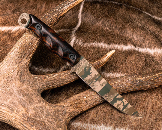 Crow Breakdown- Desert Ironwood, Realtree Original Camo Cerakote, Allen Bolts, Textured Grip