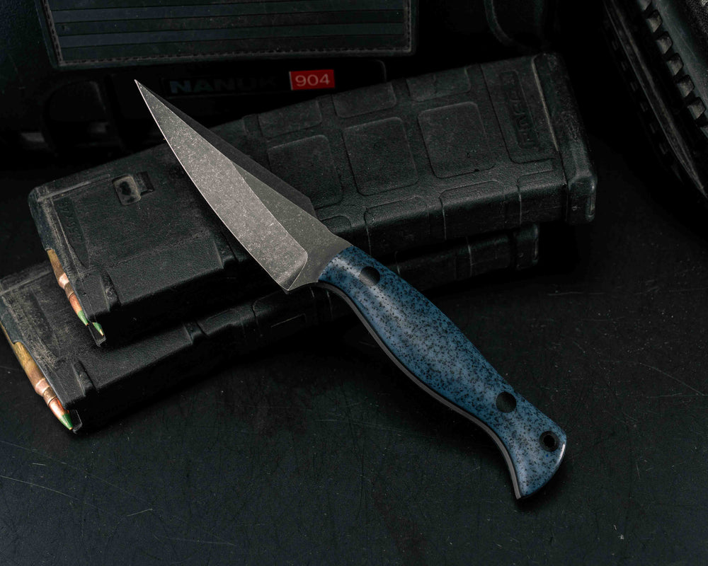 Gulo Gulo- Classic Blue Grip-Tec, CF Pins, CF Lanyard Pin, Smooth Grip