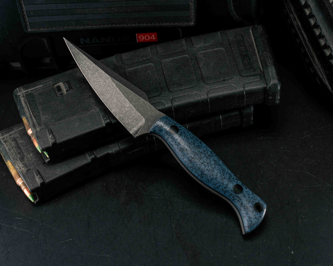 Gulo Gulo- Classic Blue Grip-Tec, CF Pins, CF Lanyard Pin, Smooth Grip