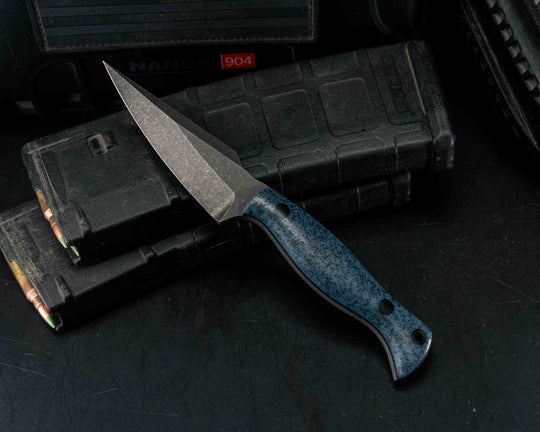 Gulo Gulo- Classic Blue Grip-Tec, CF Pins, CF Lanyard Pin, Smooth Grip