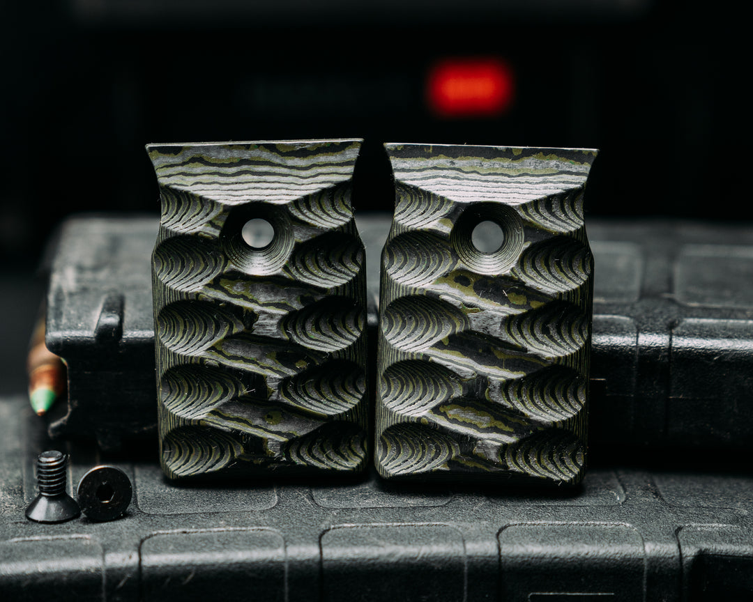 HFB x Kinetic M-LOK FORE GRIP Scales ONLY - Junglewear Carbon Fiber