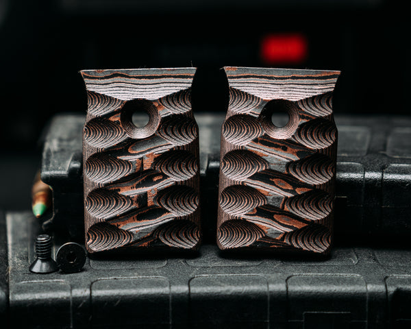 HFB x Kinetic M-LOK FORE GRIP Scales ONLY - Copper Camo Carbon