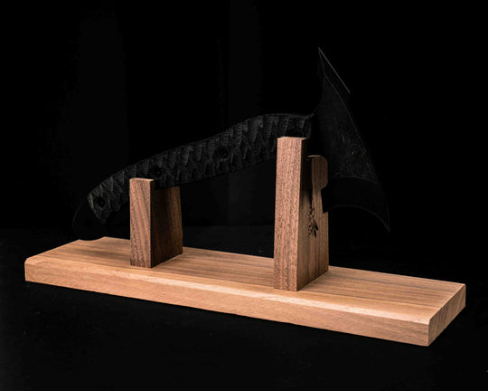 Tomahawk/Hatchet Stand- Walnut