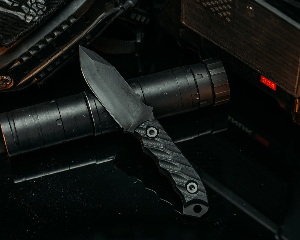 Disaster Cub - Black G10, Armor Black Cerakote, Allen Bolts, Iron Grip