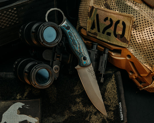 Osoraku 3" Mini - Arctic Storm FAT Carbon, CF Pins, Smooth Grip