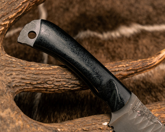 Cav Jr- Cosmos Carbon Fiber, CF Pins, Textured Grip, open tang