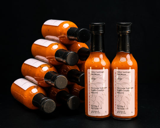 Truffle Hot sauce (CASE OF 12), HFB X Señor Lechuga Sauce, Batch 8