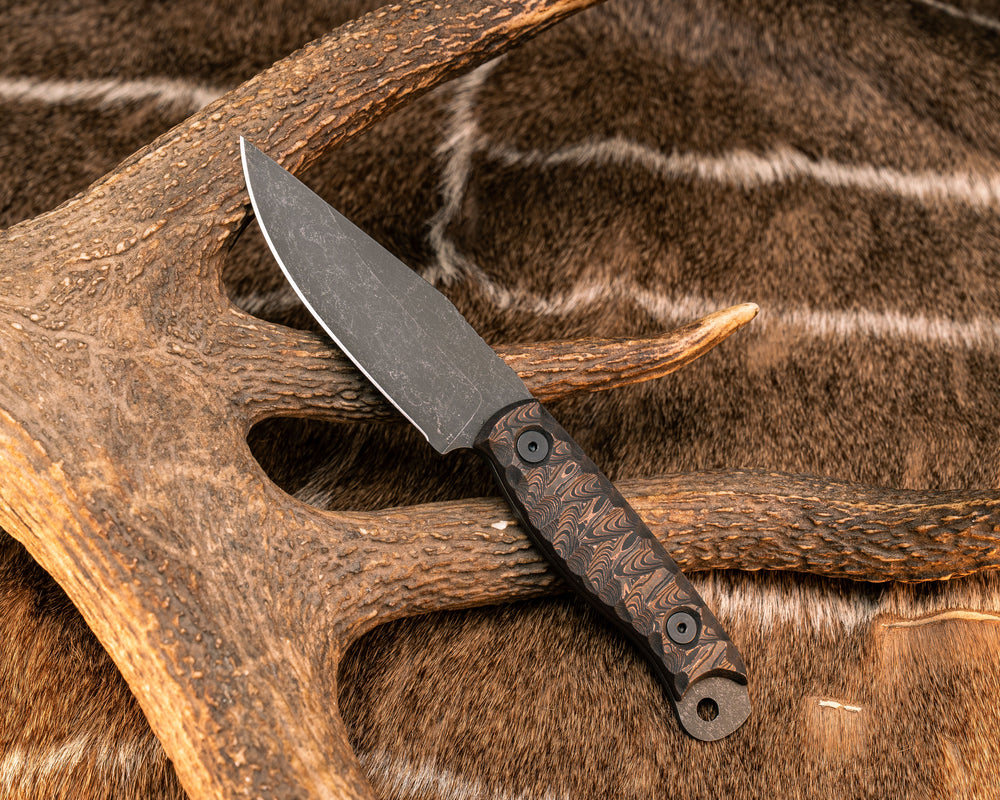 Crow Scalper - Copper Camo Carbon, Allen Bolts, Textured Grip