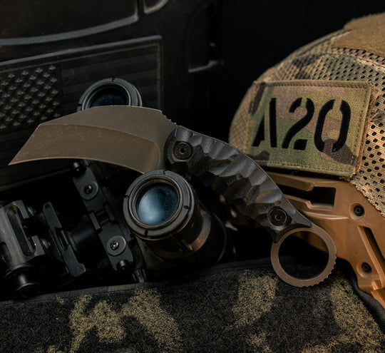 Karambito - Black G10, Allen Bolts, Textured Grip