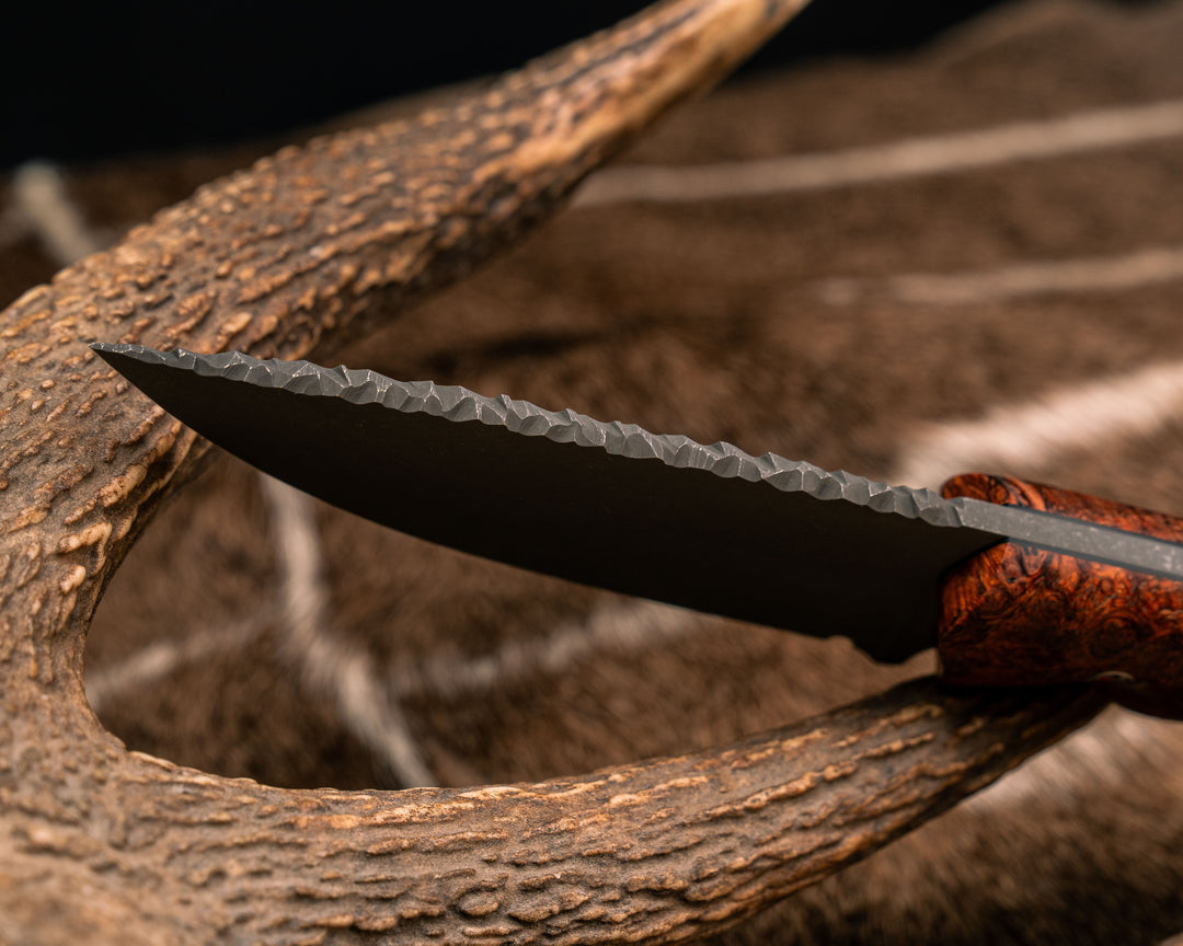 Cavner- Amboyna Burl, Patriot Mosaic Pins, Aluminum Lanyard Pin, Textured Grip