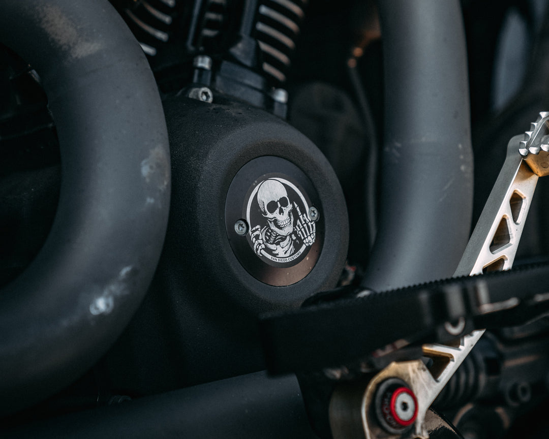 SD Customs 2020 Harley Davidson FXLRS & One-Off XL Bleeding Heart Hawk Giveaway - Half Face Blades Composite Friendmakers