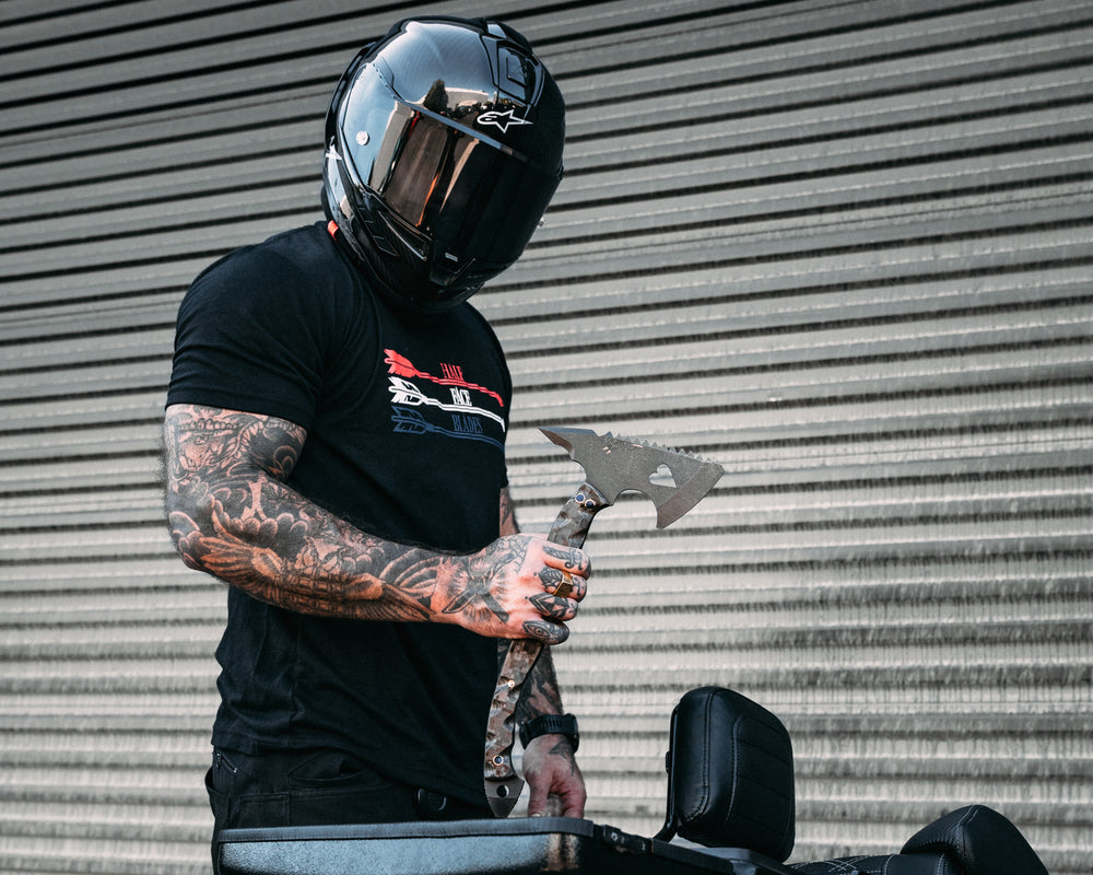 SD Customs 2020 Harley Davidson FXLRS & One-Off XL Bleeding Heart Hawk Giveaway - Half Face Blades Composite Friendmakers