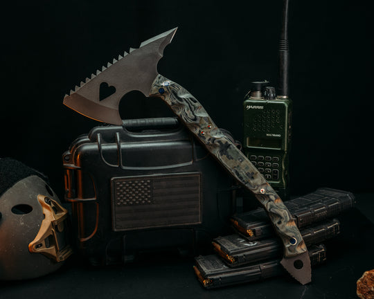 SD Customs 2020 Harley Davidson FXLRS & One-Off XL Bleeding Heart Hawk Giveaway - Half Face Blades Composite Friendmakers