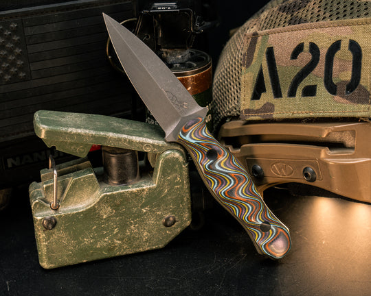 Pulse Checker- Flashback G10, CF Pins, Textured Grip