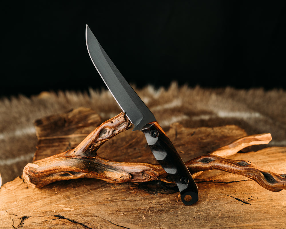 Crow Breakdown- Desert Ironwood, Armor Black Cerakote, Allen Bolts, Textured Grip