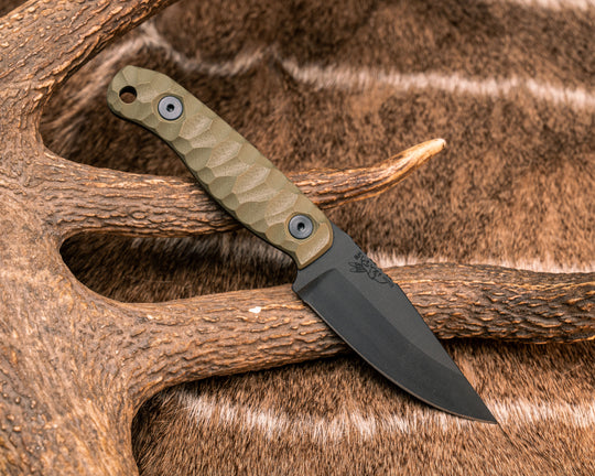 Feather Light- OD Green G10, Armor Black Cerakote, Allen Bolts, Textured Grip