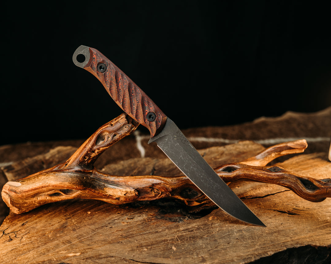 Crow Breakdown- Lava Flow Carbon, Allen Bolts, Textured Grip