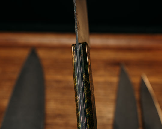 Chef Set - Dyed Maple, Mosaic Pins, Smooth Grip