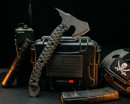Warbird - OD Green & Black Canvas Micarta, Allen Bolts, Chaos Grip
