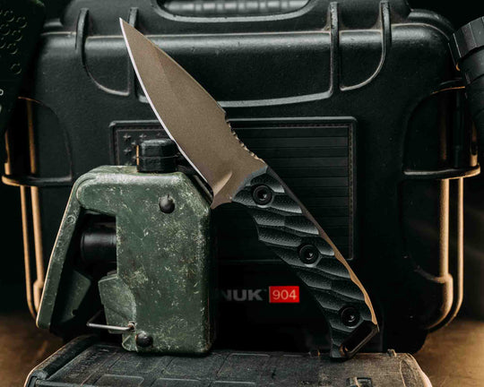 Ishi - Black G10, Midnight Bronze Cerakote, Allen Bolts, Textured Grip