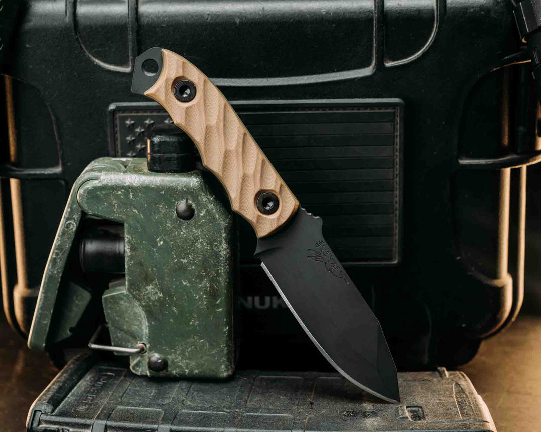 Disaster Cub- Coyote and OD Green G10, Allen Bolts, Textured Grip